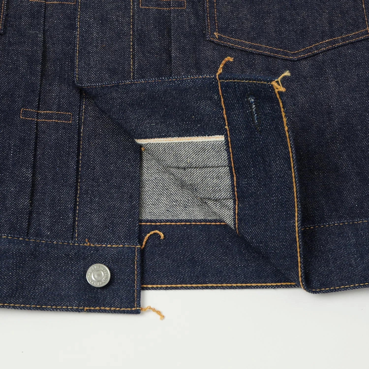 Thermal Lining Tech Warehouse & Co 2002XX Early 1960's Type II Denim Jacket - Raw