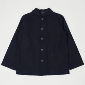 Warehouse & Co 2142 U.S. Navy Denim Deck Jacket - Raw Simple Layers Articulated Knees