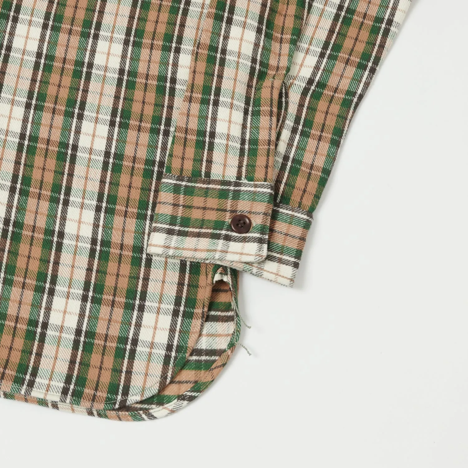 Warehouse & Co 3022 Duck Digger Plaid Flannel Shirt - Salmon Comfort Wear Social Meetup