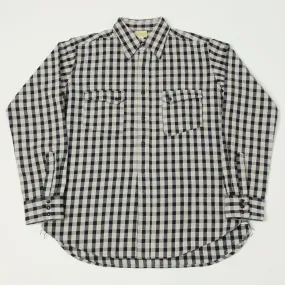 Warehouse & Co 3052 Longhorn Flannel Western Shirt - Black Graphic Art