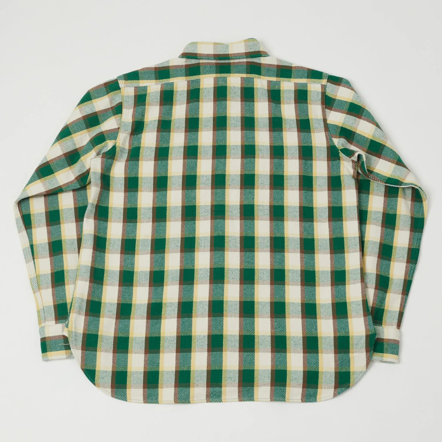Resort Wear Warehouse & Co 3104 Buffalo Check Flannel Shirt - Green