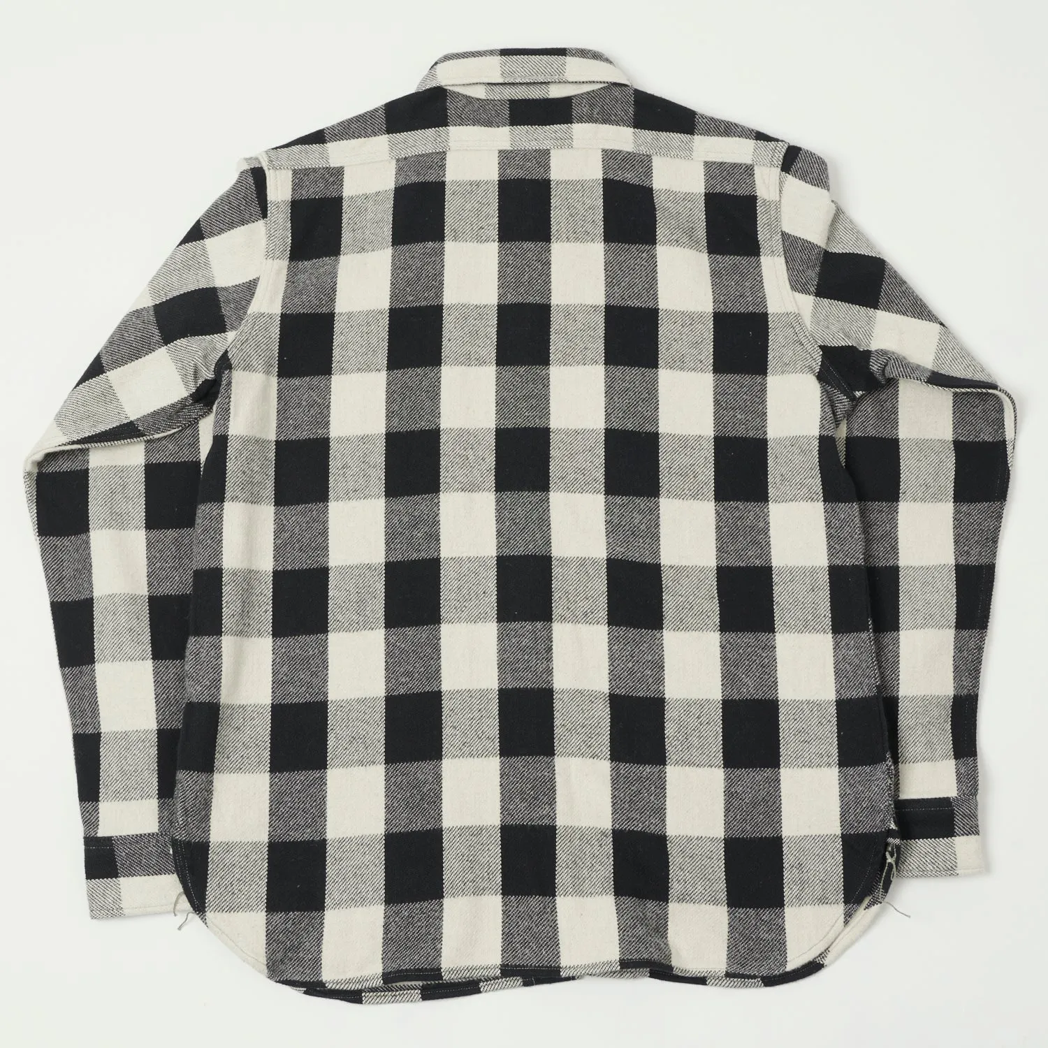 Weekend Adventure Wrinkle-Resistant Warehouse & Co 3104 Plaid Flannel Shirt - Black