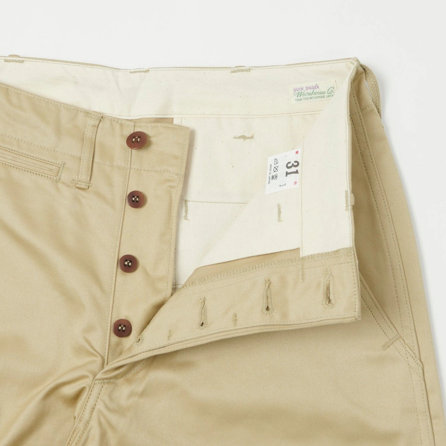 Urban Ready All Occasion Warehouse & Co 1082 Duck Digger Chino - Beige