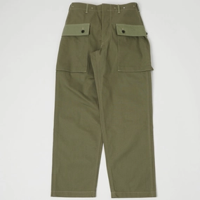 Carbon Infused Fabric Warehouse & Co 1097 U.S.M.C. Herringbone Twill Monkey Pant - Olive Drab