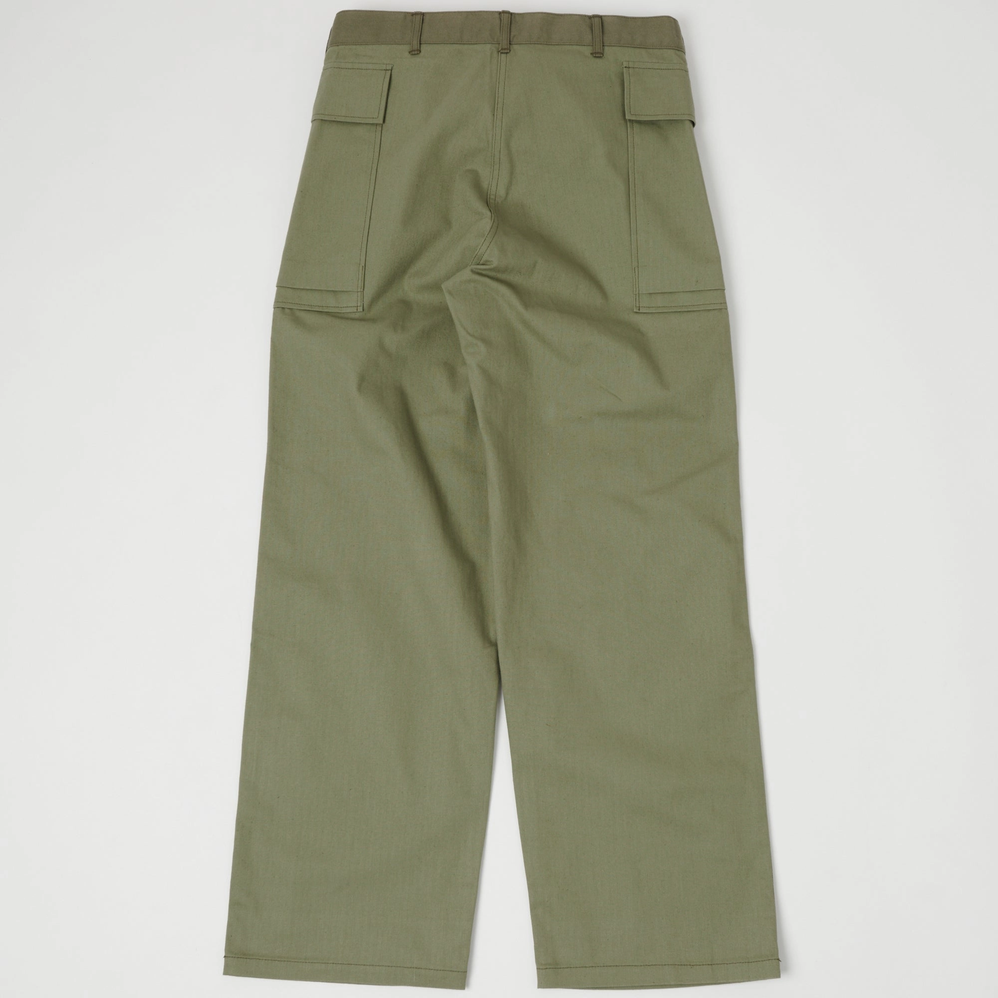 Warehouse & Co 1098 U.S. Army Herringbone Twill Pant - Olive Drab Skinny Fit