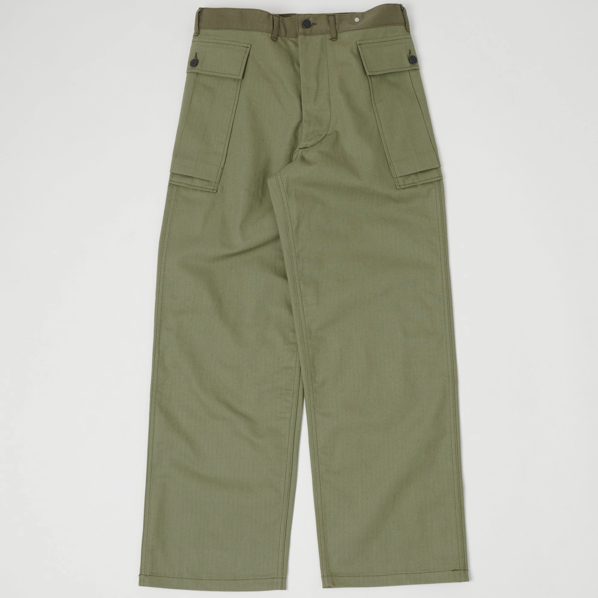 Warehouse & Co 1098 U.S. Army Herringbone Twill Pant - Olive Drab Effortless Design All Day Wear