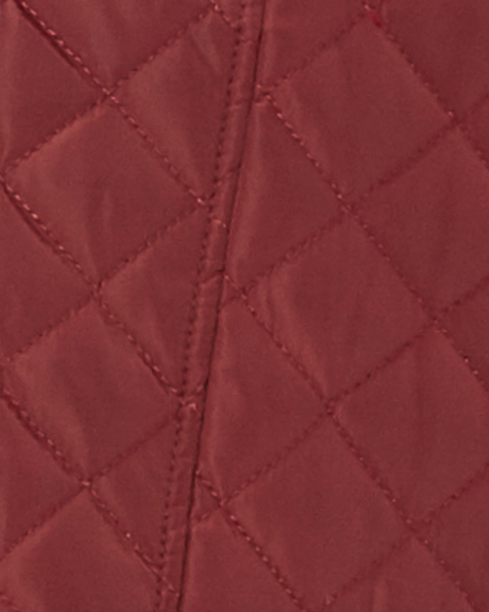 Street Cool Comfortable fit Azalea Quilted Jacket | Burgundy