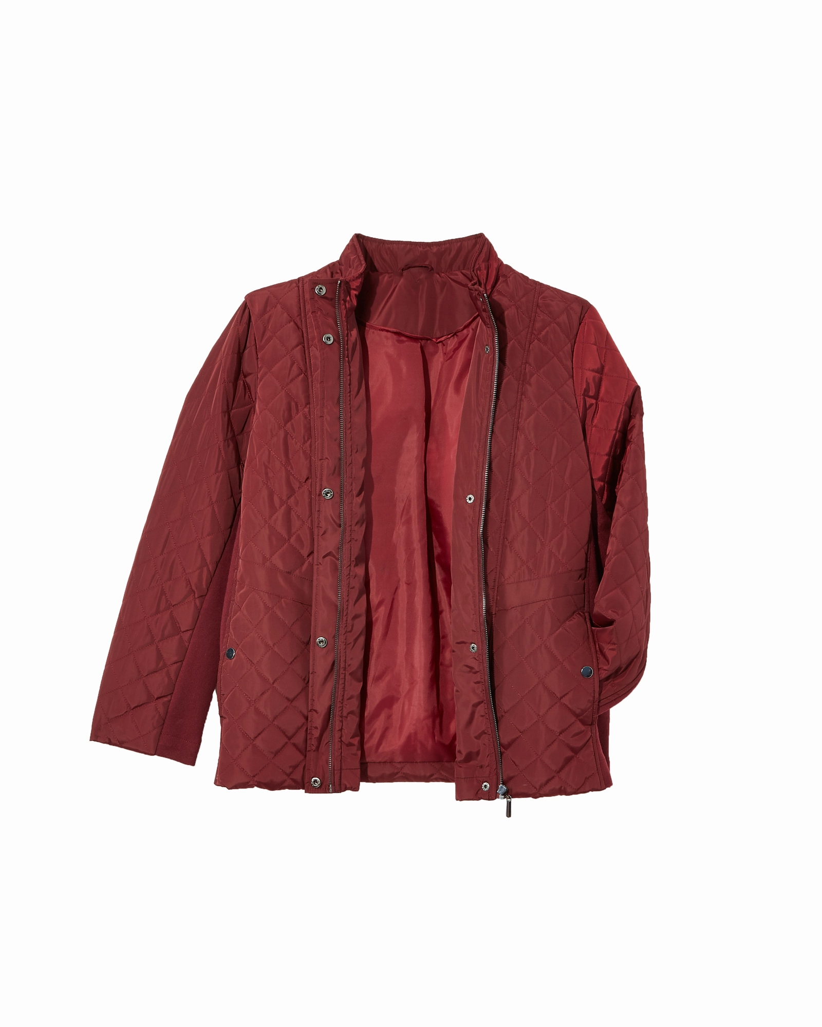 Azalea Quilted Jacket | Burgundy Active Wear shearling