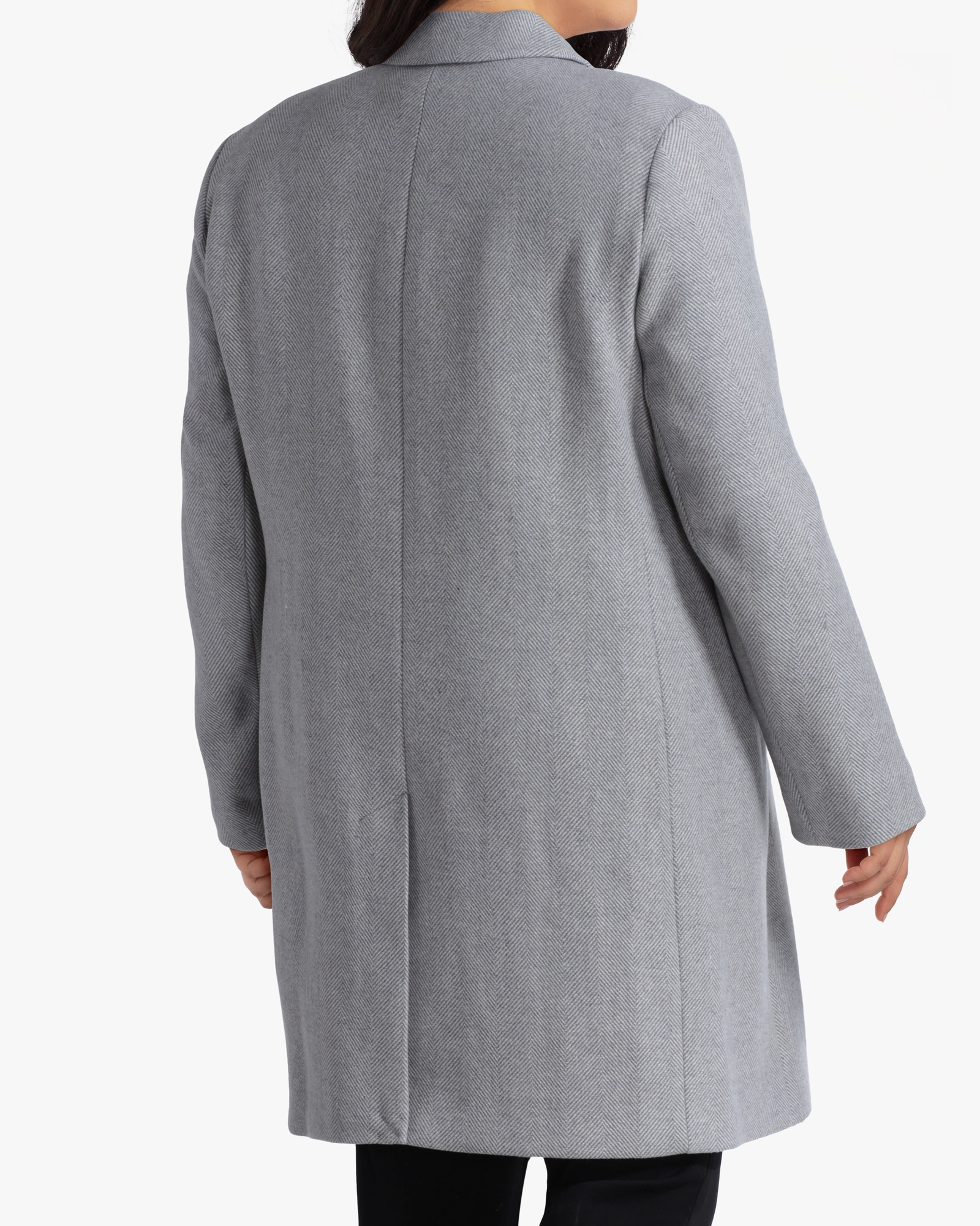 Cozy Insulation Florian Wool-Blend Coat | Light Grey