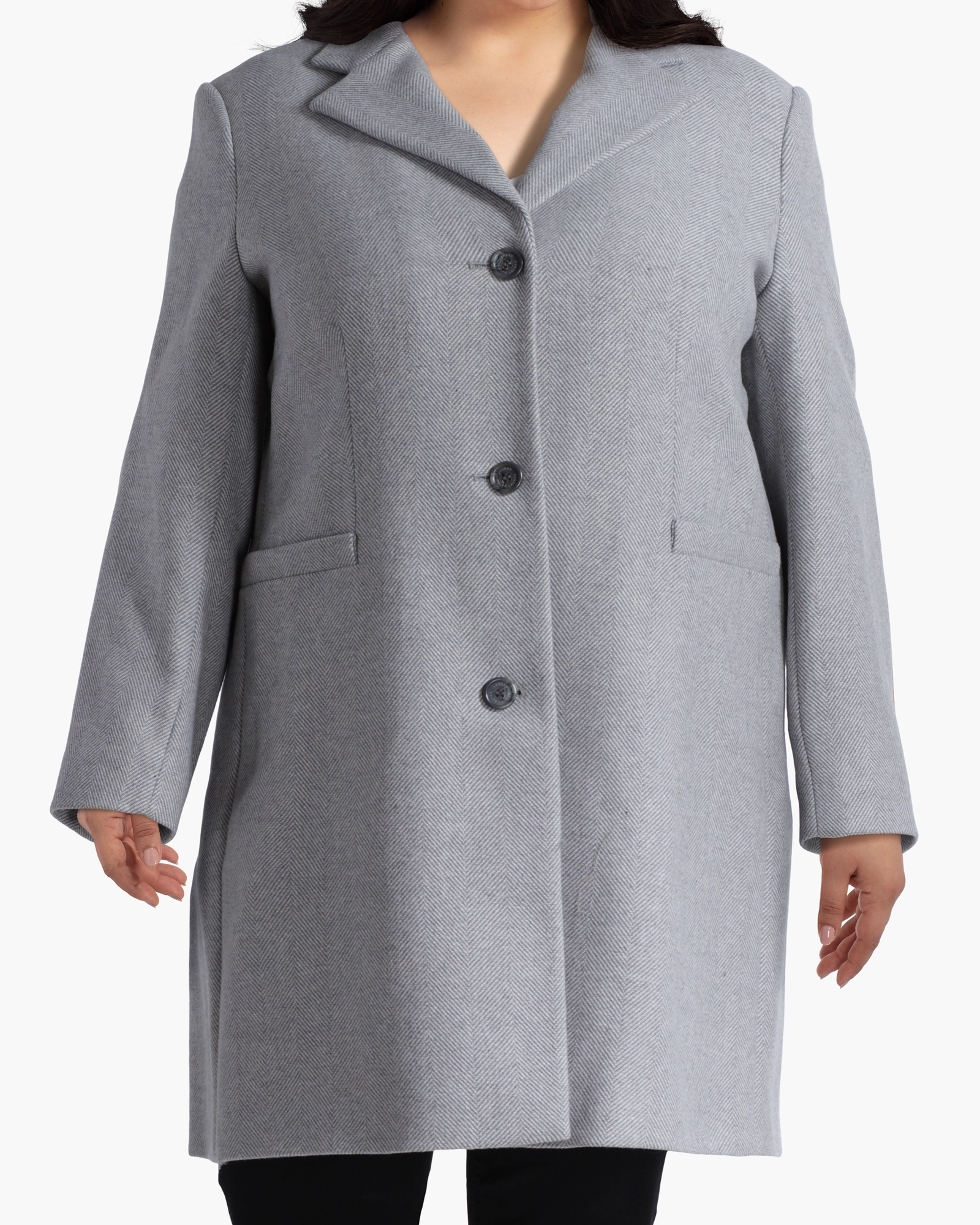 Florian Wool-Blend Coat | Light Grey Compromise