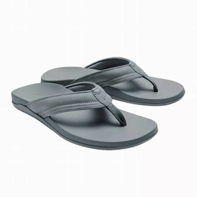 Men's Maha Sandal In Grey Open Toe Comfortable And Practical