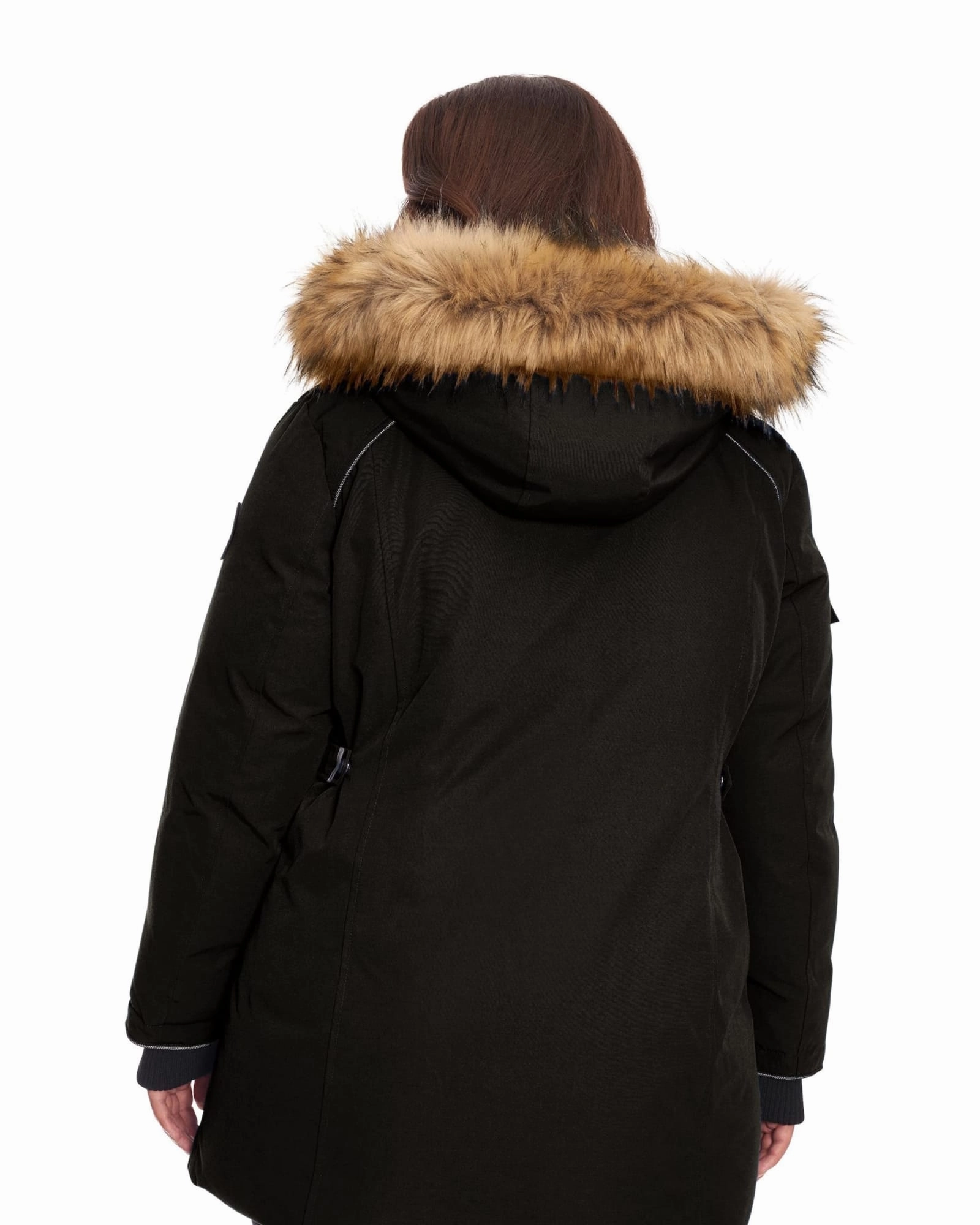WeightDispersing Padding GLACIER | Vegan Down Recycled Parka Winter Jacket | Black