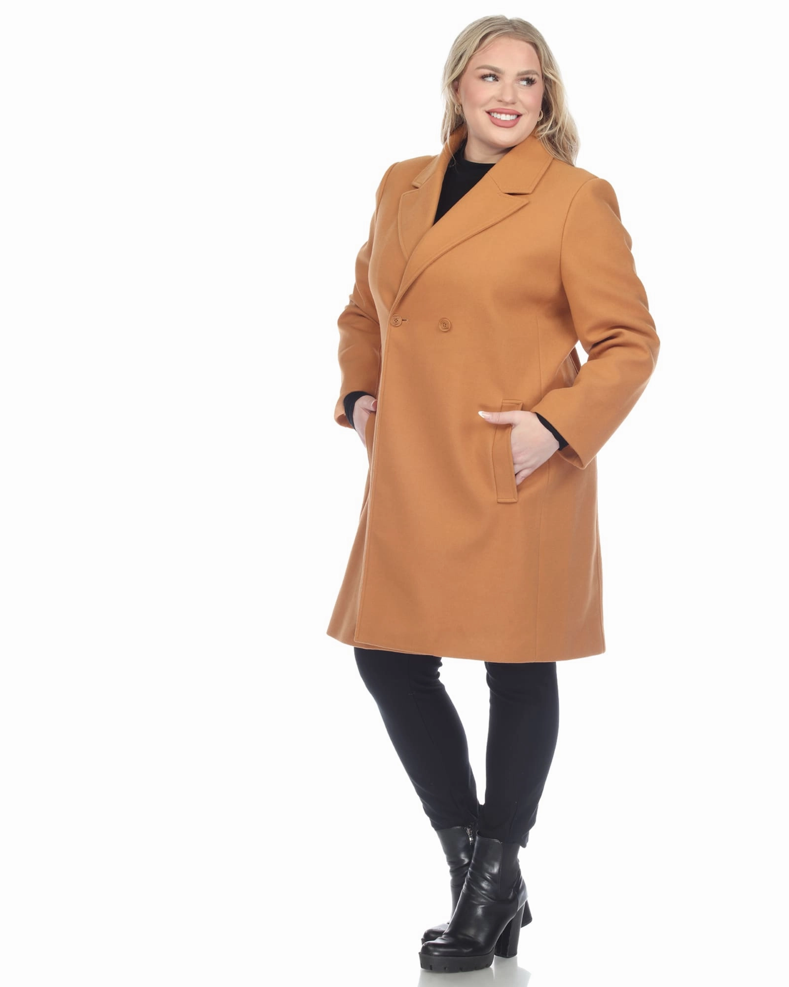 Women's Classic Walker Coat | Sandy Brown Flexible Shoulder Seams