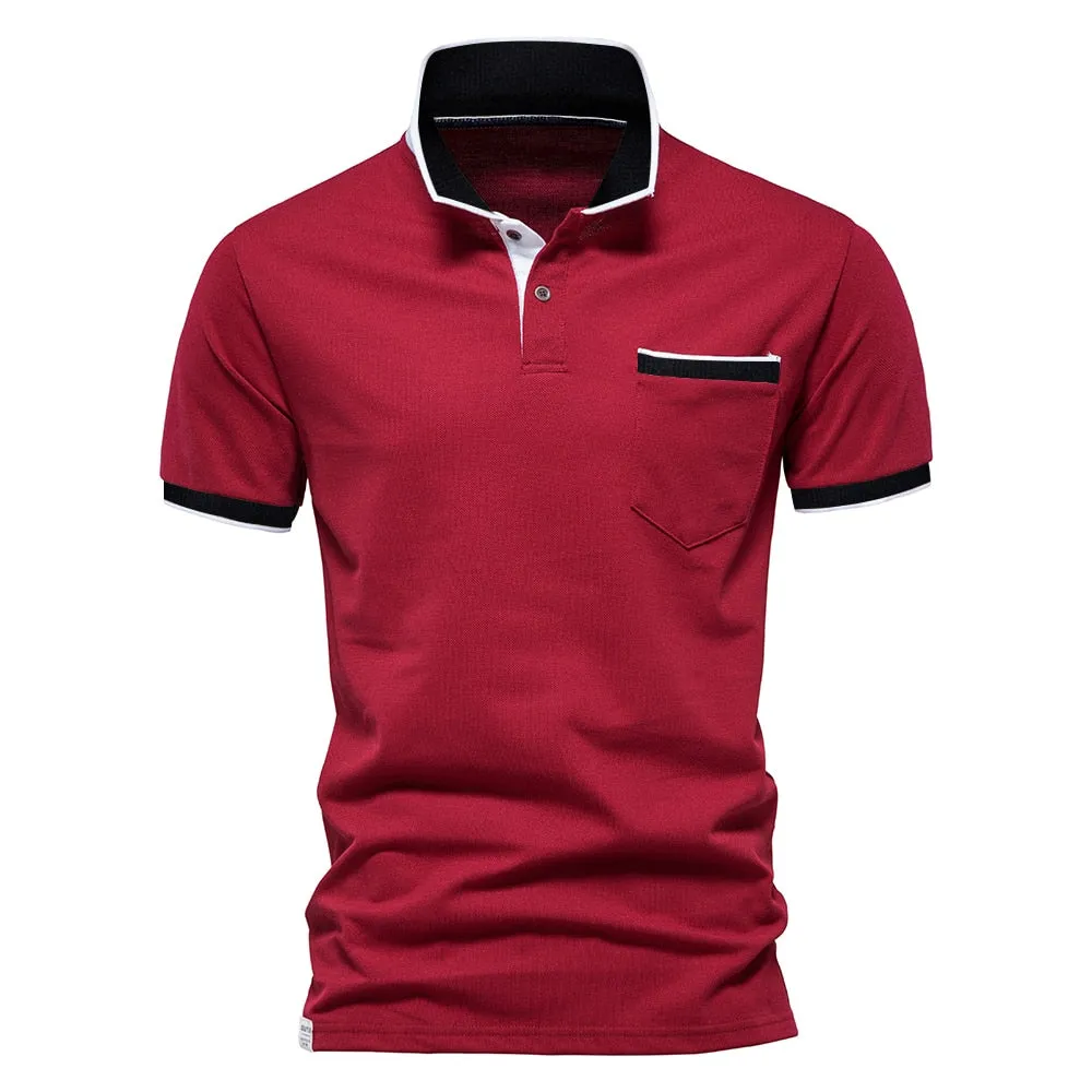 Weekend Wearable West Louis? Brand Summer Cotton Casual Polo Shirt