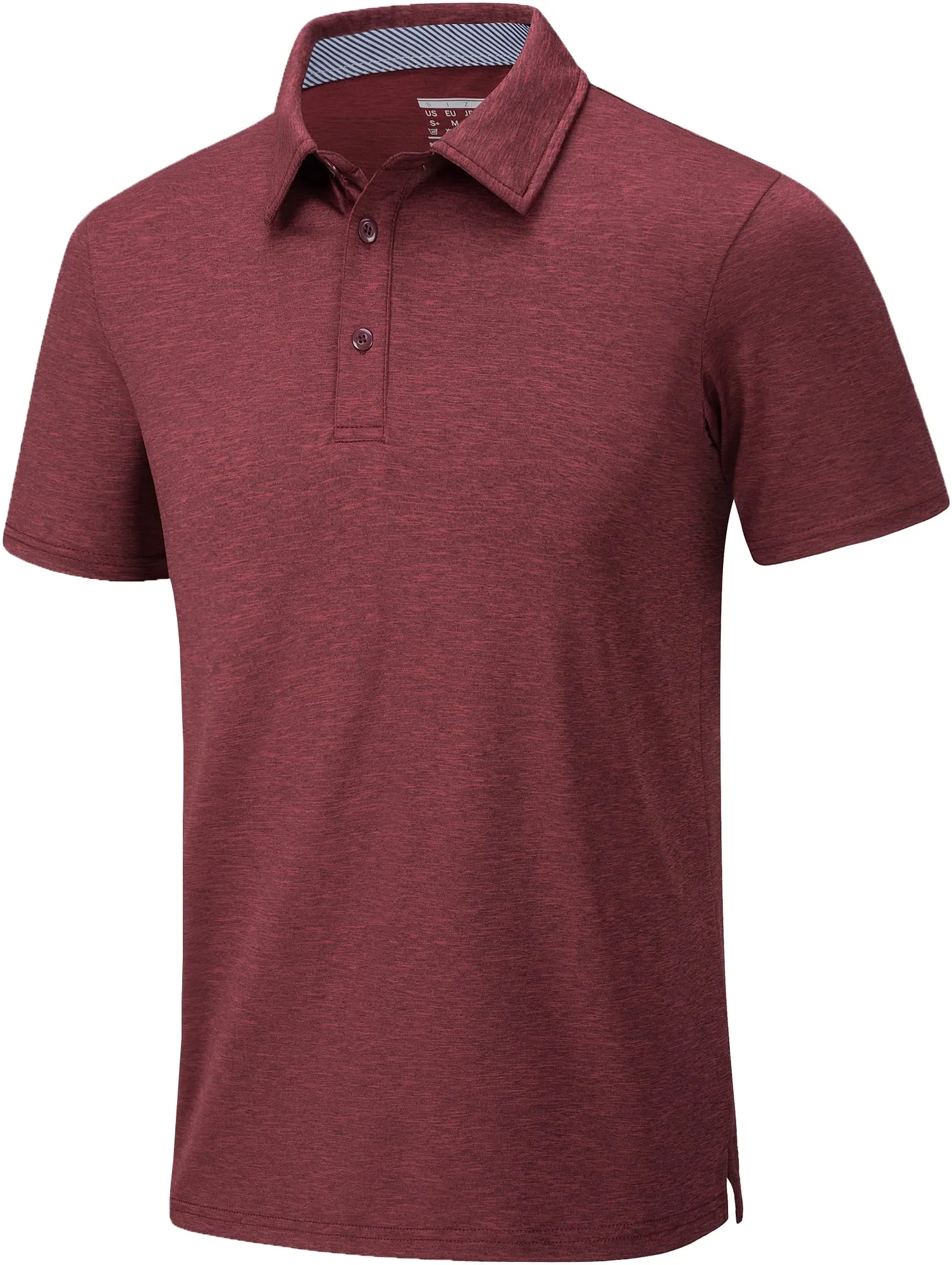 Office To Outing Moisture control West Louis? Button Down Business Dress Polo Shirt