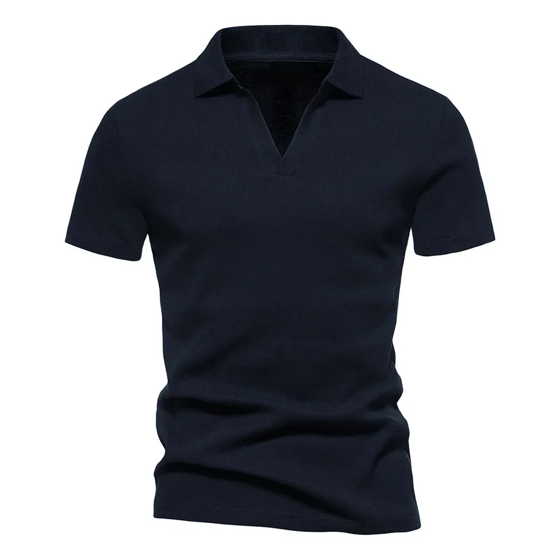 Casual Wear West Louis? Men's V-Neck Polo Style Henley Tee