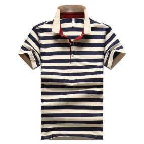 West Louis? Summer Comfy Cotton Polo Shirt Comfortable Style