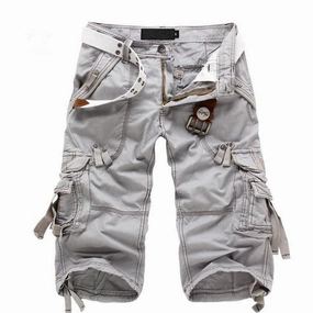 West Louis? Brand Summer Loose Cargo Short skin friendly corduroy shorts
