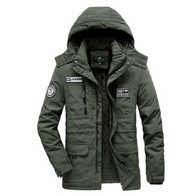 Threat Fitted Wear West Louis? Fashion Casual Tactics Military Hooded Coat