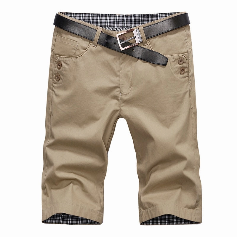 Semi-formal West Louis? Knee Length Casual Cotton Shorts