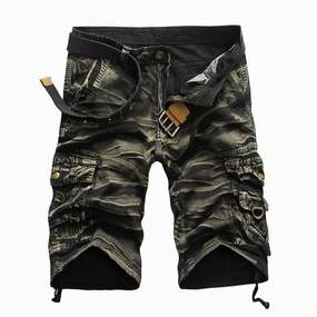 Light Coverage Weekend Comfort West Louis? Men's Comfortable Camo Cargo Shorts