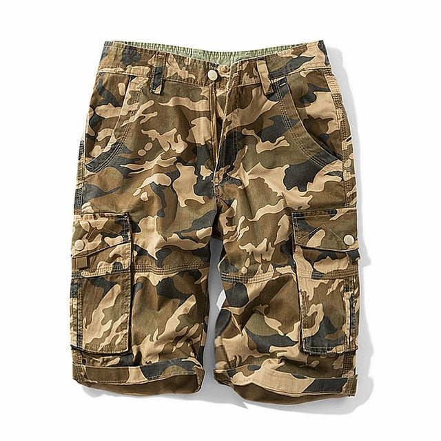 Active Days Cool Look West Louis? Mens Military Camouflage Cargo Shorts
