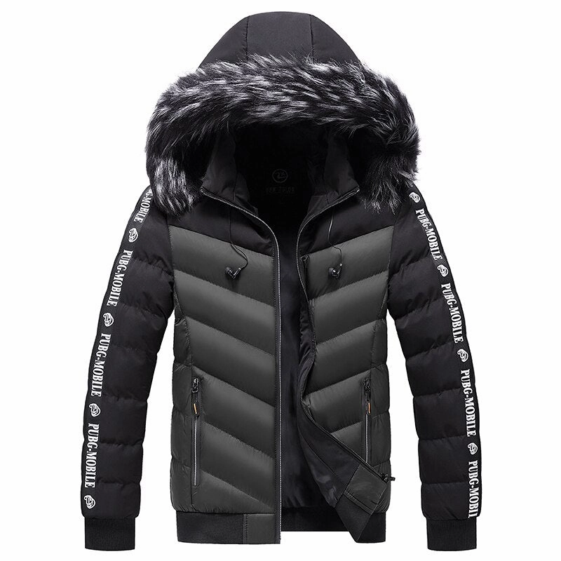 West Louis? Patchwork Thick Warm Fur Hood Waterproof Parka Eco Friendly Textile Insulated Interior