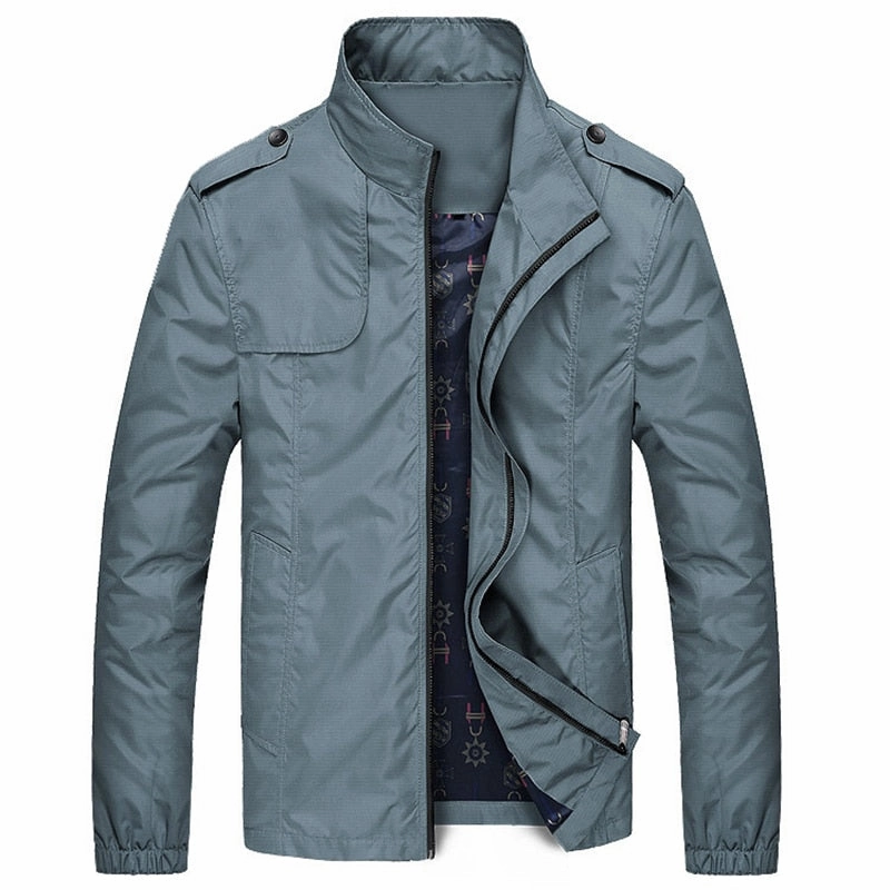 popular in Asia West Louis? Solid Windproof Raincoat Jacket