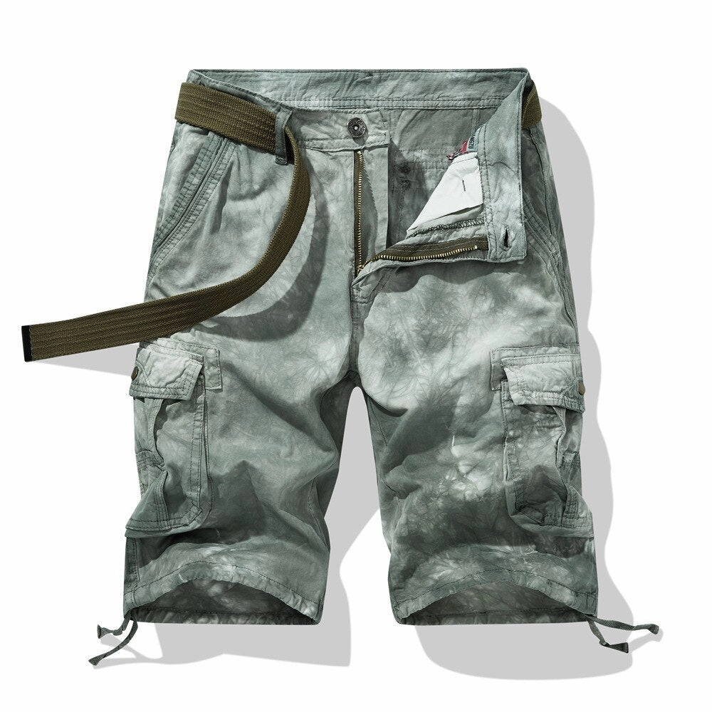 West Louis? Summer Camouflage Military Tactical Cargo Shorts Light Fabric TemperatureRegulating