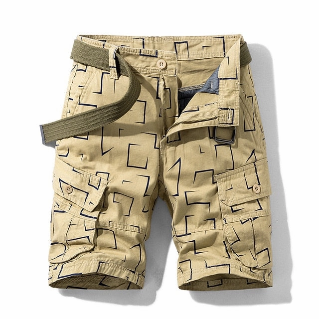 Style Basic All Day Wear Fit West Louis? Unique Pattern Cargo Shorts