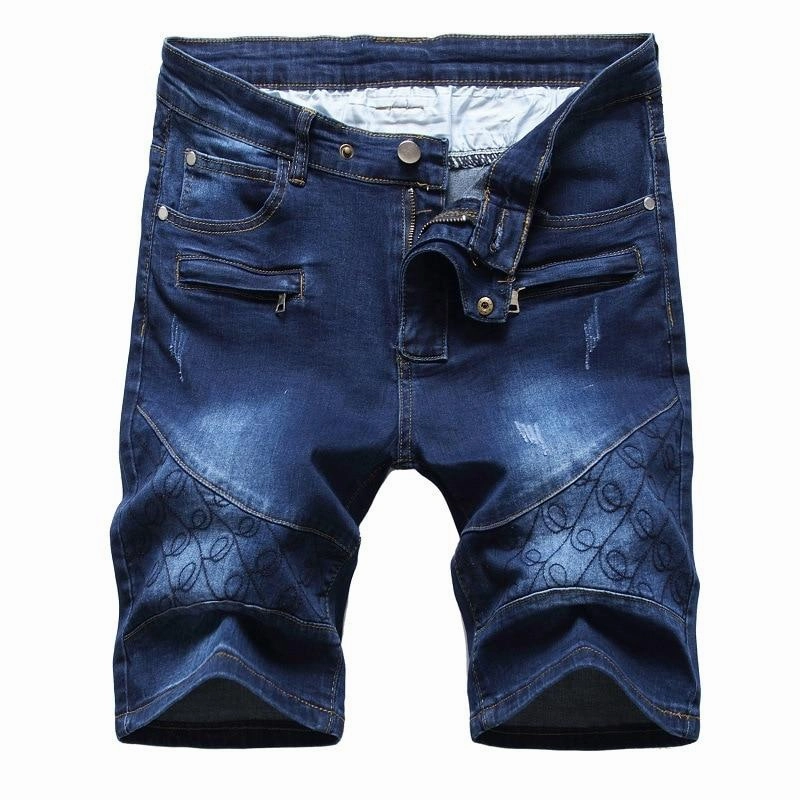 West Louis? Washed Five-Point Zipper Shorts Jeans housewarming gift