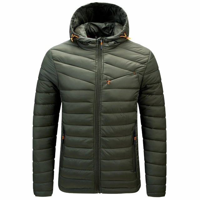 West Louis? Winter Windproof Thick Puffer Jacket Rugged Comfort full-zip