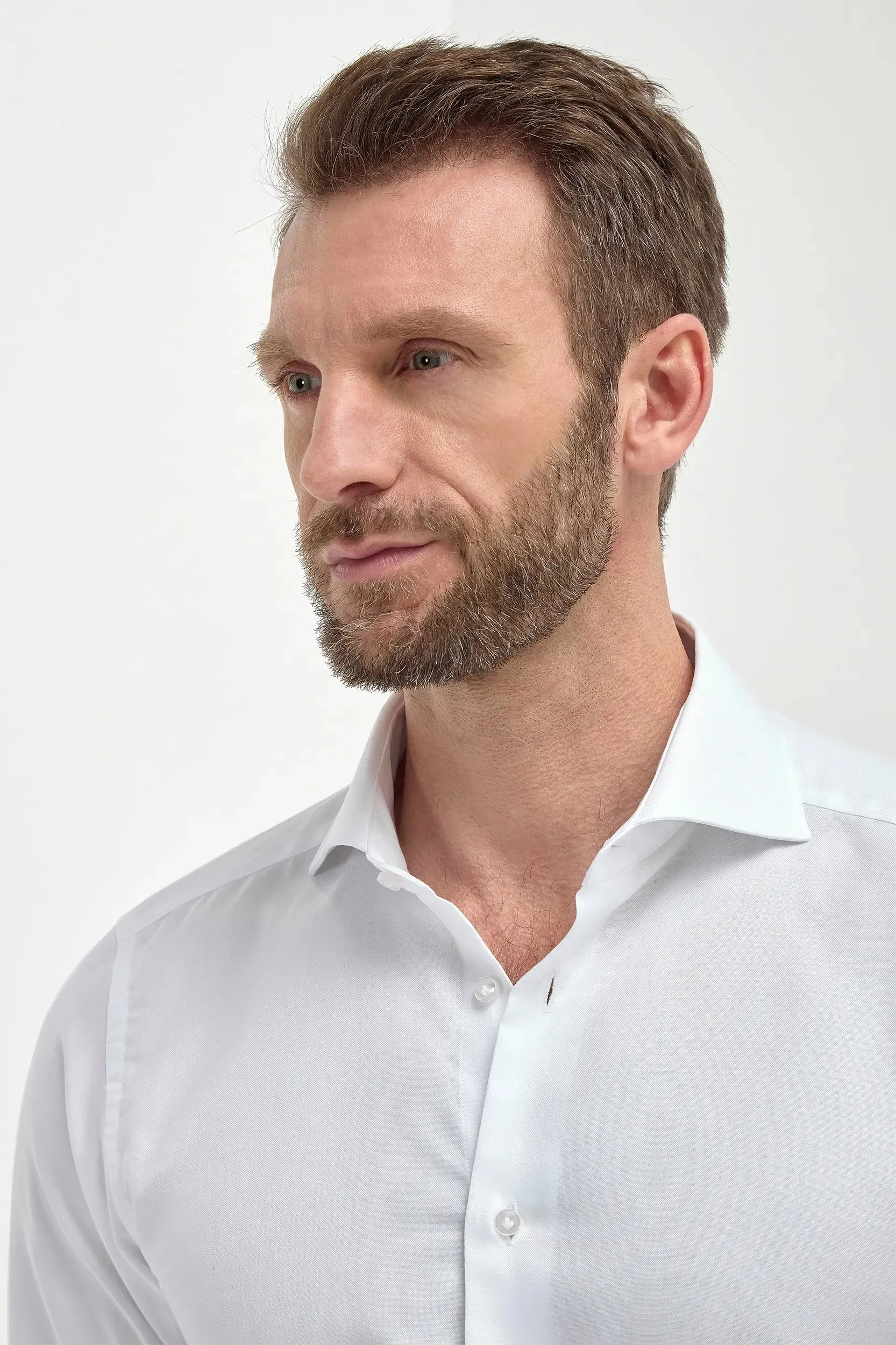 Gym Appropriate quick dry White Shirt - Made In Italy