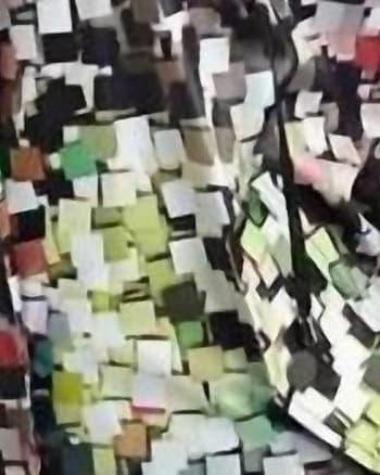 Mosaic Hooded Rain Jacket in Black Multi | Black Multi Outerwear