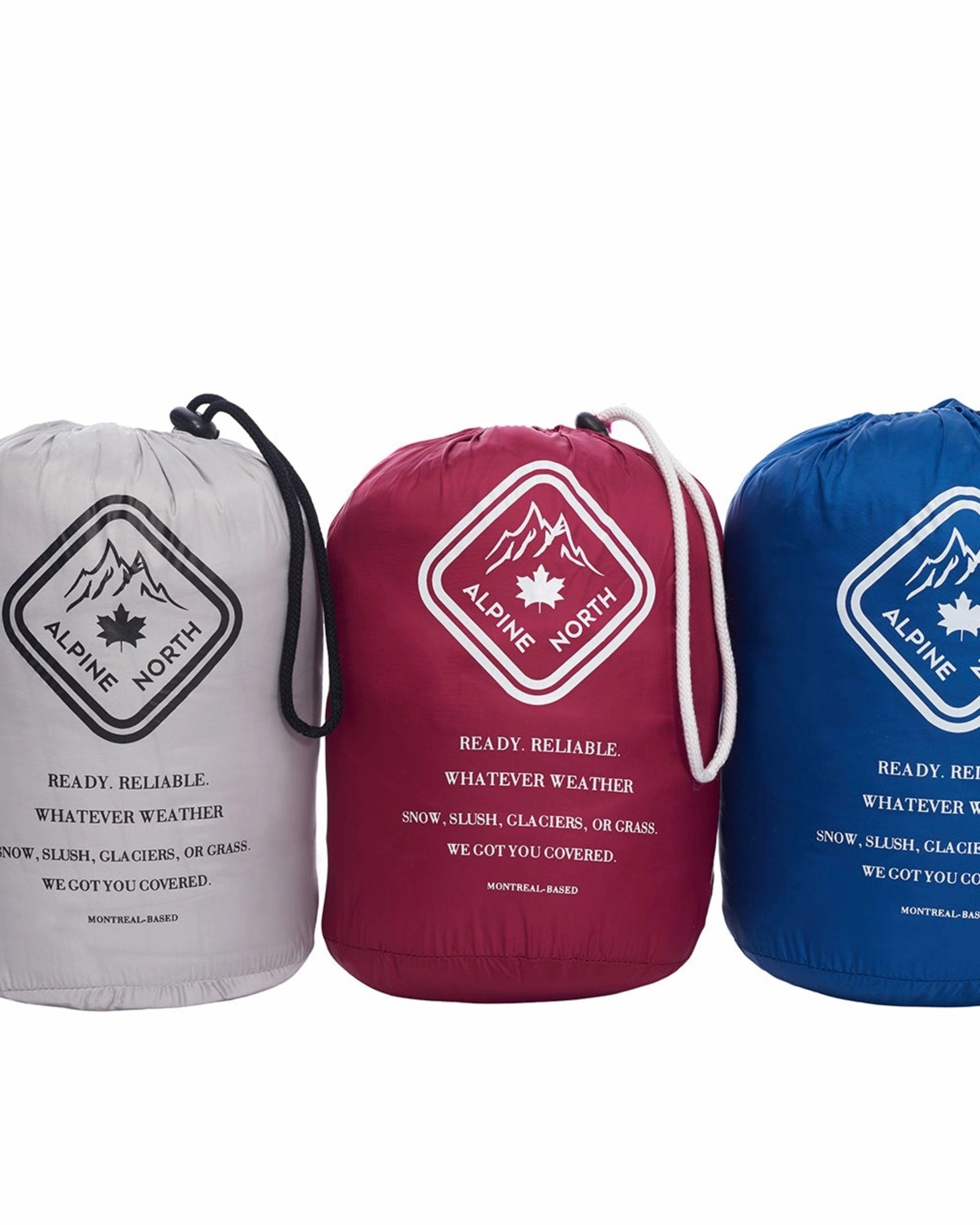 Vegan Down Lightweight Packable Puffer | Silver Secure Zip Pockets