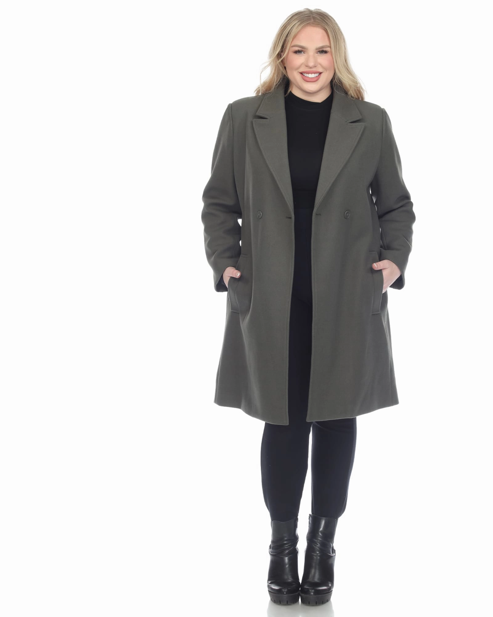 Streetwear Style Cold Morning Women's Classic Walker Coat | Olive