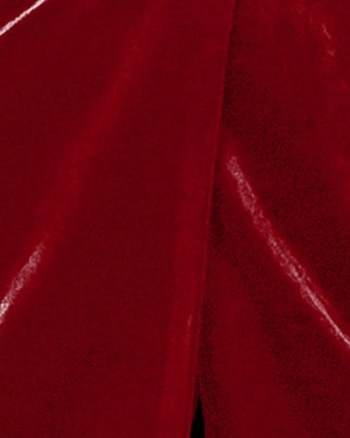 Women's Velvet Satin Belt Wrap Smoking Jacket | Deep Red Approve Ergonomic Shoulder Design