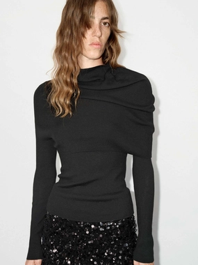 Wool Knitted Top Set Trendy Comfort