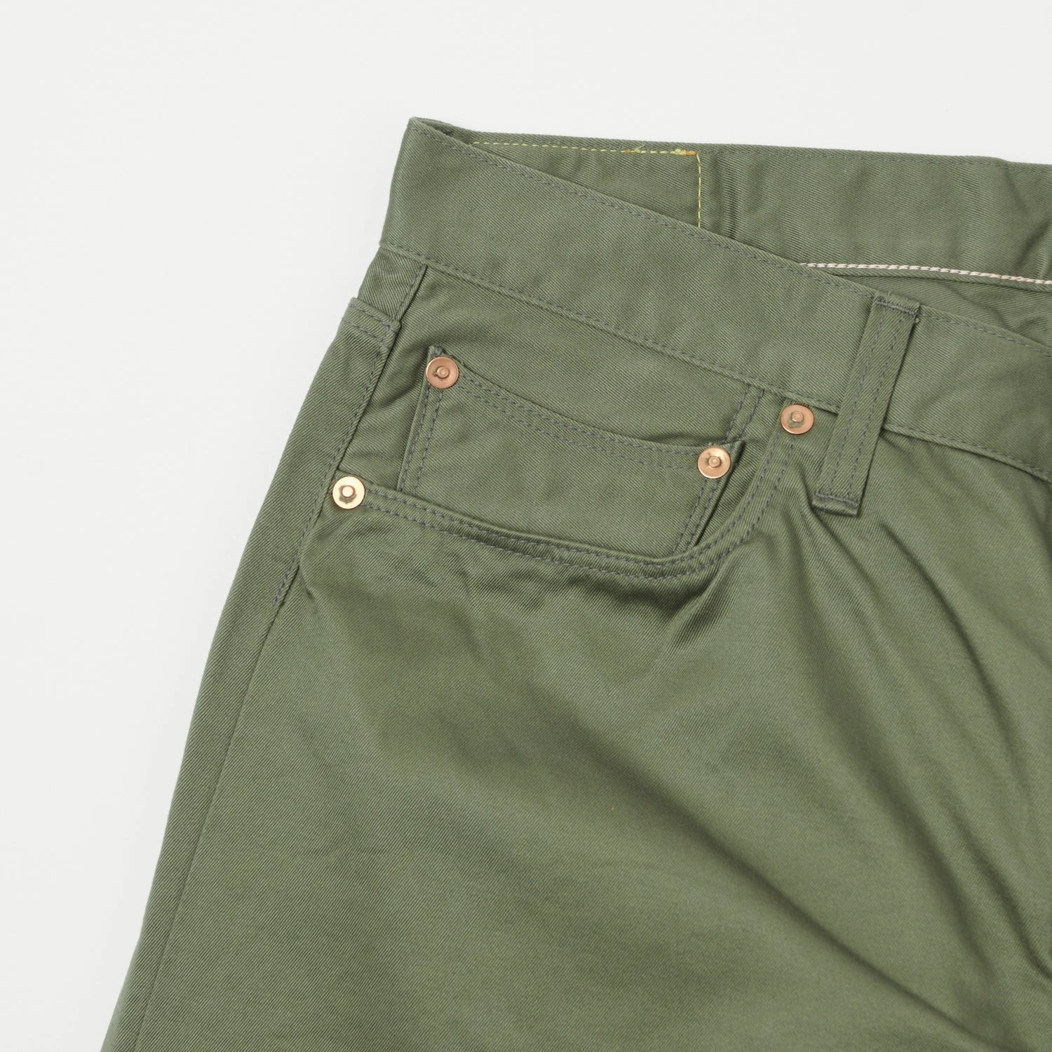 Day Ready Timeless Comfort Fit Spellbound Chino Cloth Regular Straight Jean - Olive Green
