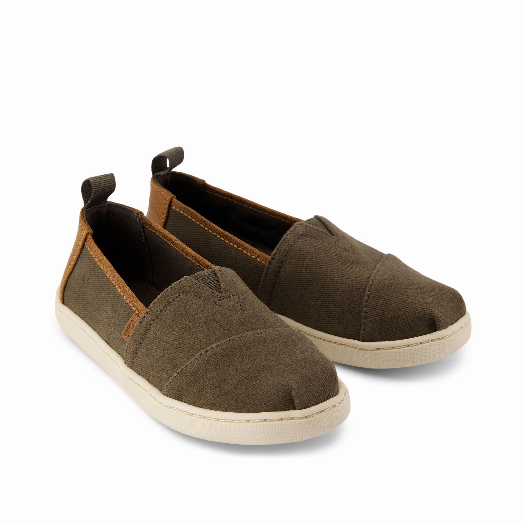 Dusk Walk Youth Alpargata Olive Vintage Twill Kids Shoe