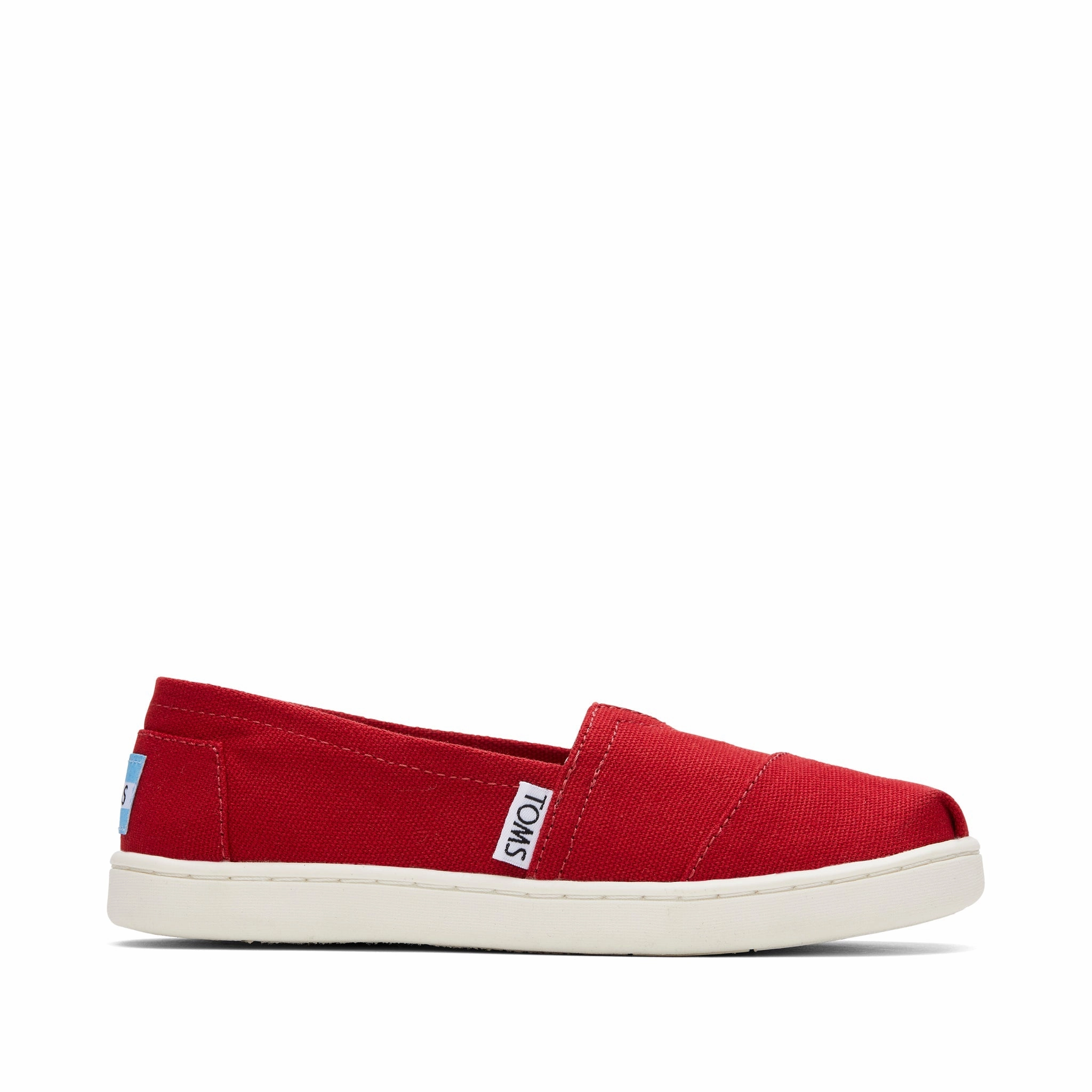 Youth Alpargata Red Canvas Kids Shoe Hassle free