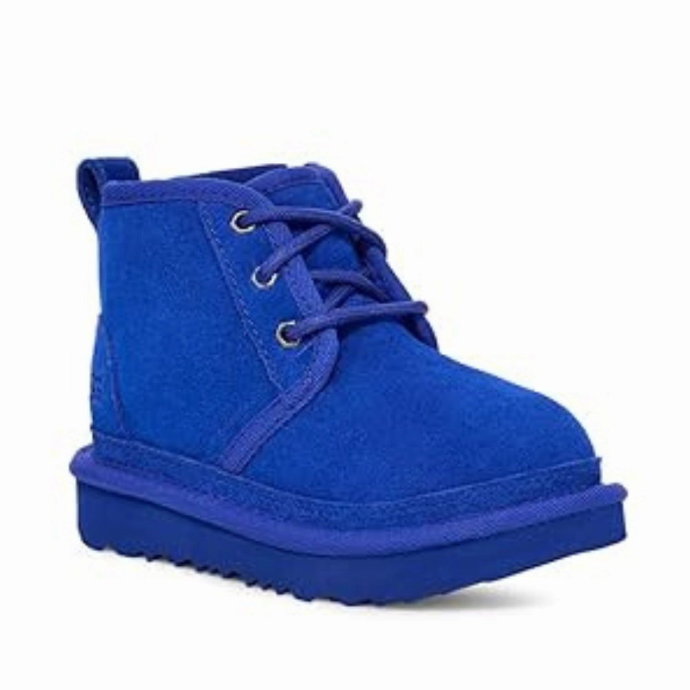 insulated UGG Neumel II 1017320T-420 Youth Boots Blue Sheepskin Chukka Boot JOBB2033