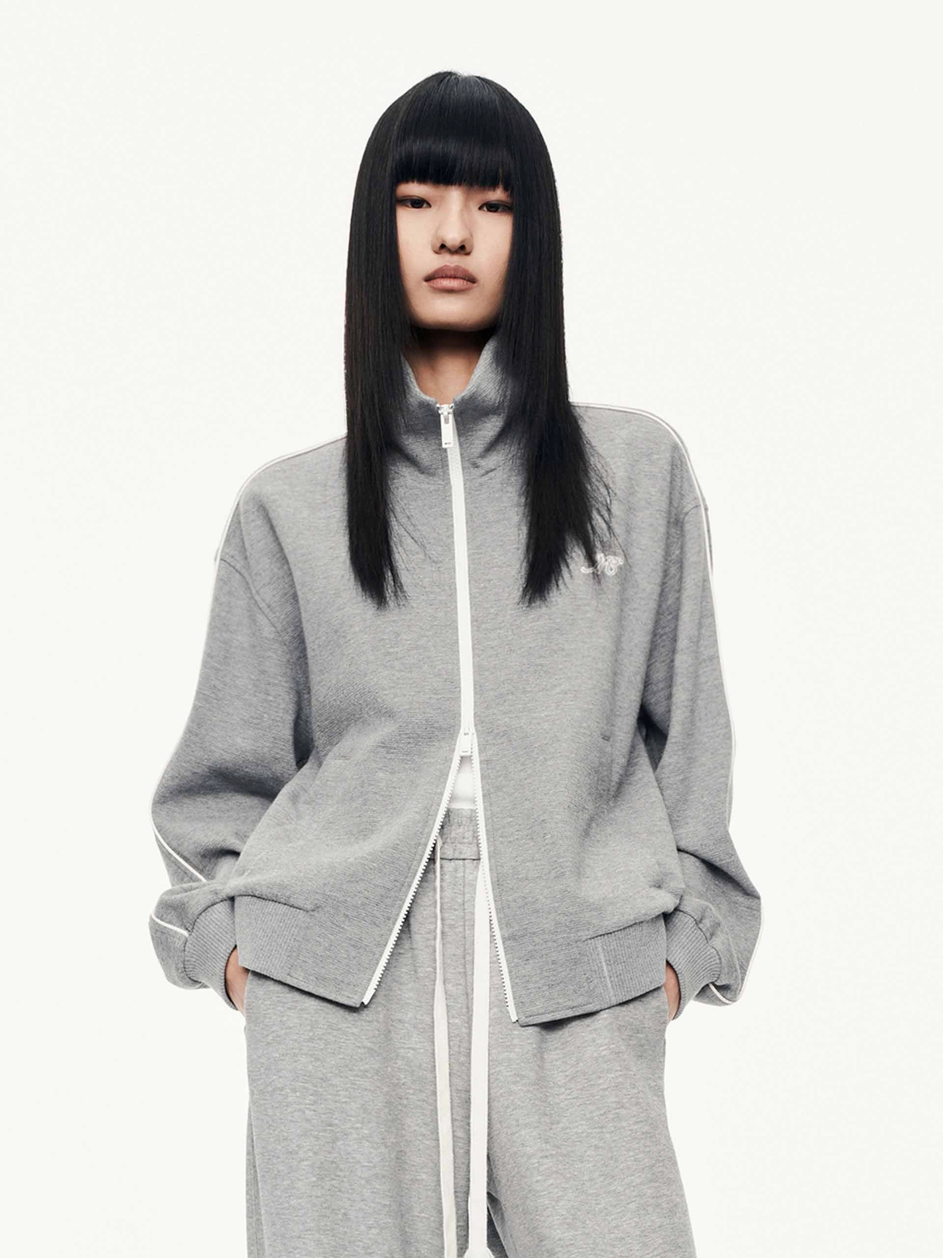 Zipper Sport Jacket Comfort Fit Cut