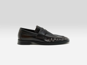 Zita Brown Black Moccasin Loafers  (252 / W / BROWN) Comfort Driven Style Flexible Shank