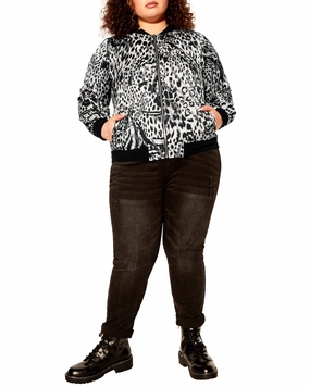 Bestseller Zoe Zip Bomber Jacket | Graffiti Animal